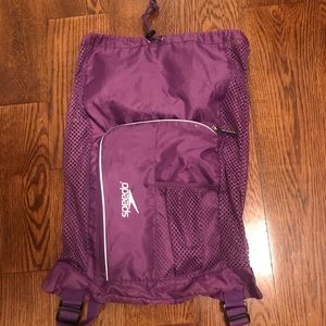 Purple speedo swim bag/sports bag